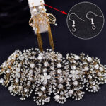 European And American Bridal Headwear With Diamonds - Image 5