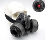 BadBoyStudio steampunk glasses cyber glow mask gas mask - Image 9