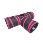Rabbit Cat Tunnel Suede Cat Three Channel Foldable Pet Supplies - Image 6