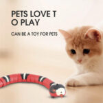 Interactive Electric Induction Snake Funny Cat Toy - Image 2