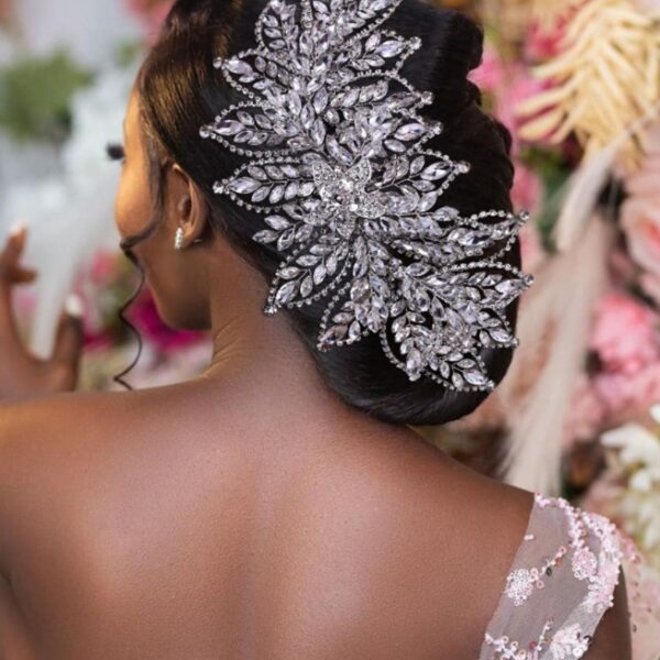 European And American Bridal Headdress Luxury Rhinestone Wide Headband