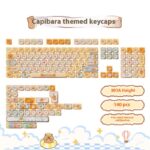 Sublimation Cute Cartoon Pig Party Theme Height Keycap Full Set - Image 7