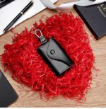 Men's Multi-functional High-grade Genuine Leather Keychain Card Holder Large Capacity Storage Fantastic - Image 3