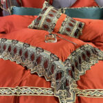 Luxury High Precision Brocade Silky Four-piece Set - Image 4