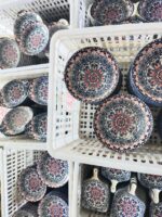 Bohemian Ceramic Plates Cutlery Set Color Box Packaging - Image 7