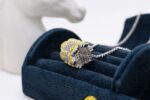 925 Silver And Gold Honeycomb Floor Pendant - Image 4
