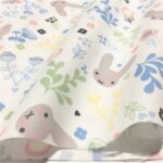 Cotton Twill Cartoon Rabbit Bedding Clothing Fabric - Image 3