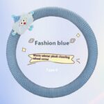 Car Plush Polo Cartoon Steering Wheel Warm Short Plush Grip Cover - Image 4