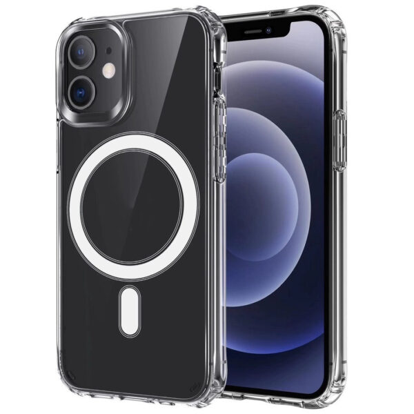 Compatible with Apple, Compatible with Apple , iPhone12 transparent magnetic phone case