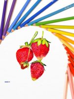 Art Supplies Drawing Sketch  Colored Soft Core Color Pencil - Image 4