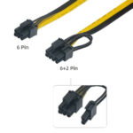 6pin To Dual 8pin Graphics Card Power Supply Line - Image 2