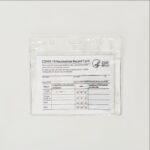 Vertical Transparent PVC Plastic Card Holder - Image 2