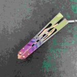 Outdoor Fancy Swinging Knife Camping Folding Knife Cold Weapon Travel Fruit Knife - Image 7