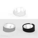 Dog Food Bowl Large Capacity Pet Feeder Detachable Stainless Steel Weighing Bowl Pet Scale - Image 2