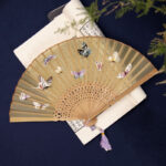 Embroidered Hanfu Embroidered Tuan Fan Portable Folding Summer Silk Su Embroidered Fan - Image 5