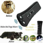 New Dog Repeller Ultrasound Pet Training Anti Barking Control Devices 3 in 1 Stop Bark Deterrents Trainer - Image 2