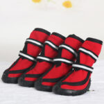Dog Shoes Double Straps Non-slip, Wear-resistant And Waterproof - Image 3