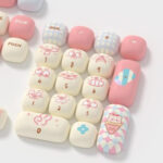 Sublimation Cute Cartoon Pig Party Theme Height Keycap Full Set - Image 2