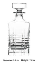 Handmade Engraved Whiskey Bottle Crystal Wine Bottle - Image 8