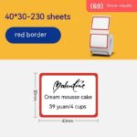 Three-proof Thermal Paper Sticker Waterproof Color Label Printing Paper - Image 4