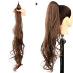 Women's High Ponytail Wig Winding Big Wave Long Curly Hair - Image 8