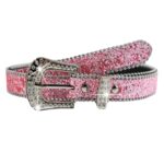 Rhinestone Women's I-style Thin Belt Fashion Personality - Image 5