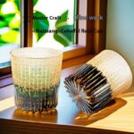 High Appearance Level Hand Carved Crystal Glass