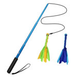Telescopic Funny Dog Stick Cat Teaser Pet Training Rod - Image 3