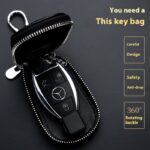 Cowhide Car Key Case Men And Women Genuine Leather Car Key Cover - Image 2