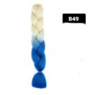 Color Big Braid African Chemical Fiber High Temperature Silk Wig Gradient - Image 10