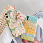 Oil painting daisy phone case - Image 2