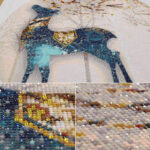 Handmade Diamond Painting Of Full Diamond Deer - Image 4