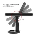 Three-sided Foldable Magnifying Desktop Makeup Mirror With Lamp - Image 6