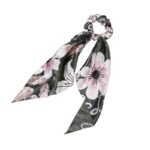 Fashion Long Streamer Printed Fabric Tie Hair Accessory For Ponytail Tie-up Hair Top Cuft - Image 5