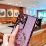 Phone Case Protective Case For Strong Magnetic Electroplating Love - Image 5