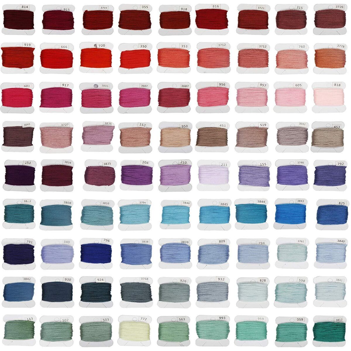 150 Color Thread With Accessories With Winding Plate - Image 5