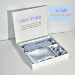 Bright Version Silk Pillowcase Eye Mask Hair Ring Three-piece Set 22 M Gift Box Set
