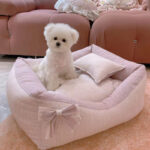 Polarizhen New Cotton And Linen Kennel Removable And Washable Pet Maltese Xi Shi Four Seasons Cat Nest Ins - Image 5