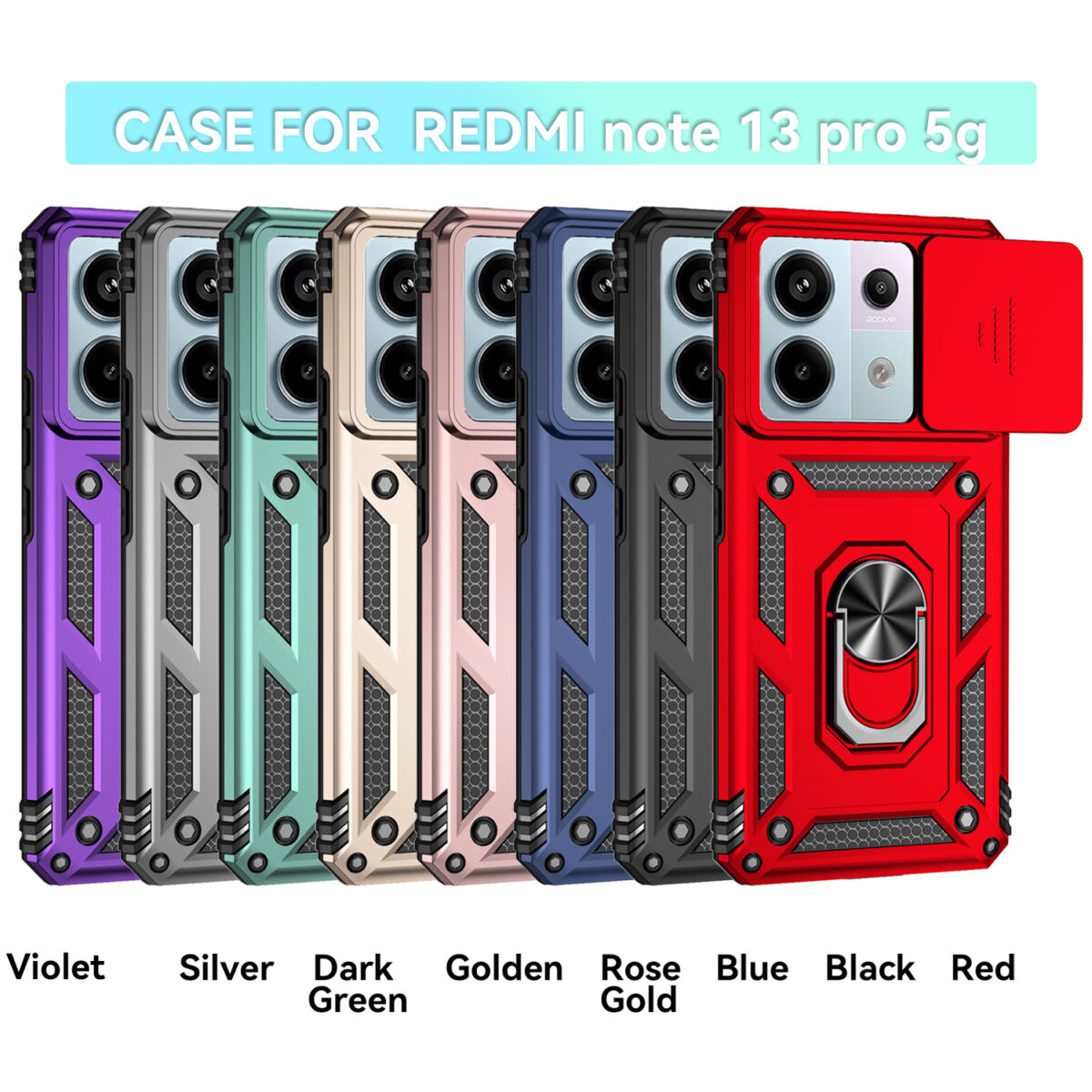 Applicable To Redmi Redmi Note13 Pro Drop-resistant Phone Case - Image 3