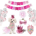 Cute Pet Birthday Saliva Towel Holiday Party Decoration - Image 3
