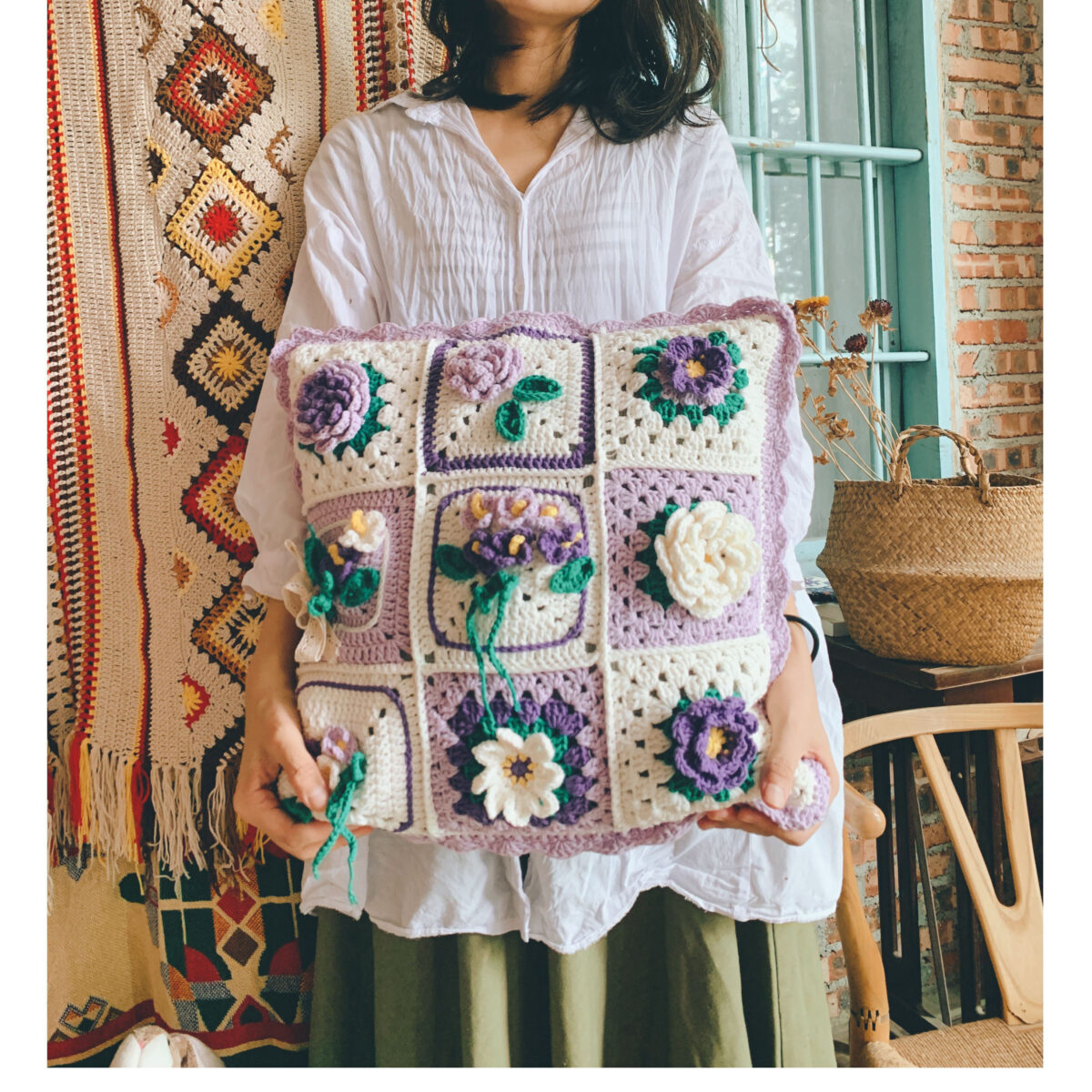 Wisteria Series Bag Shawl Blanket Gift - Image 10