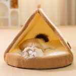 New Winter Cat Tents Warm Cozy Pet House Cat Soft Nest Kennel Deep Sleeping Cave Bed Puppy Kitten Blanket Pet Supplies - Image 8