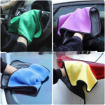 5-piece Set Of Thickened Absorbent Coral Fleece Car Wipes - Image 5