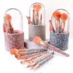 High-end 8 Barrels Of Diamond-encrusted Makeup Brush Set - Image 5