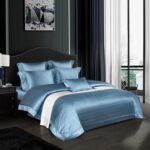 European Jacquard Four Piece Satin Bedding - Image 2