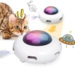 Interactive Cat Toys For Indoor Cats Automatic Kitten Toys Moving Feather Kicker Exercise Hair Removal Toy USB Rechargeable - Image 2