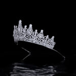 Micro Set Zircon Crown Wedding Headwear - Image 2