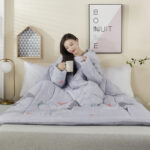 Anti-kick Quilt Casual Office With Sleeves Can Wear Quilt - Image 6