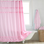 Fashion And Environment-friendly Polyester Fabrics Thickened Shower Curtain - Image 2