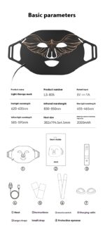 Red And Blue Everbright Bank Light Spectrum Mask Beauty Instrument - Image 8